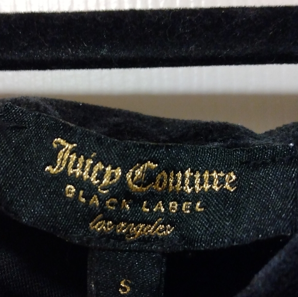 NWOT Juicy Couture Lounge Wear Long Sleeve, Off-the-Shoulder Top - Picture 5 of 16